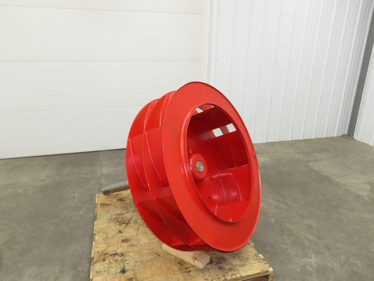 Backward Incline Blower Replacement Fan 41" Dia 12" Wide 2-15/16" Shaft Red