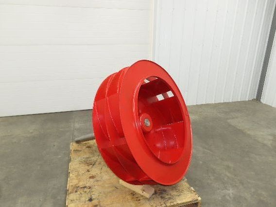 Backward Incline Blower Replacement Fan 41" Dia 12" Wide 2-15/16" Shaft Red