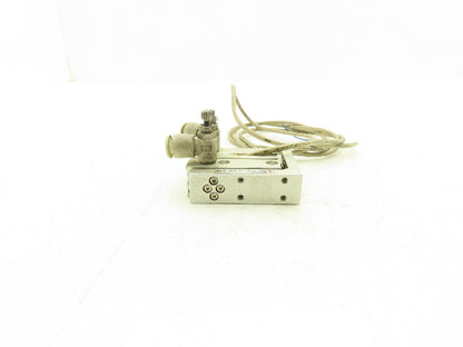 SMC Pneumatic Air Narrow Width Precision Slide Cylinder 6mm Bore 15mm Stroke