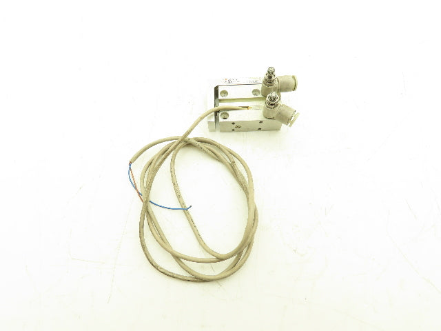SMC Pneumatic Air Narrow Width Precision Slide Cylinder 6mm Bore 15mm Stroke
