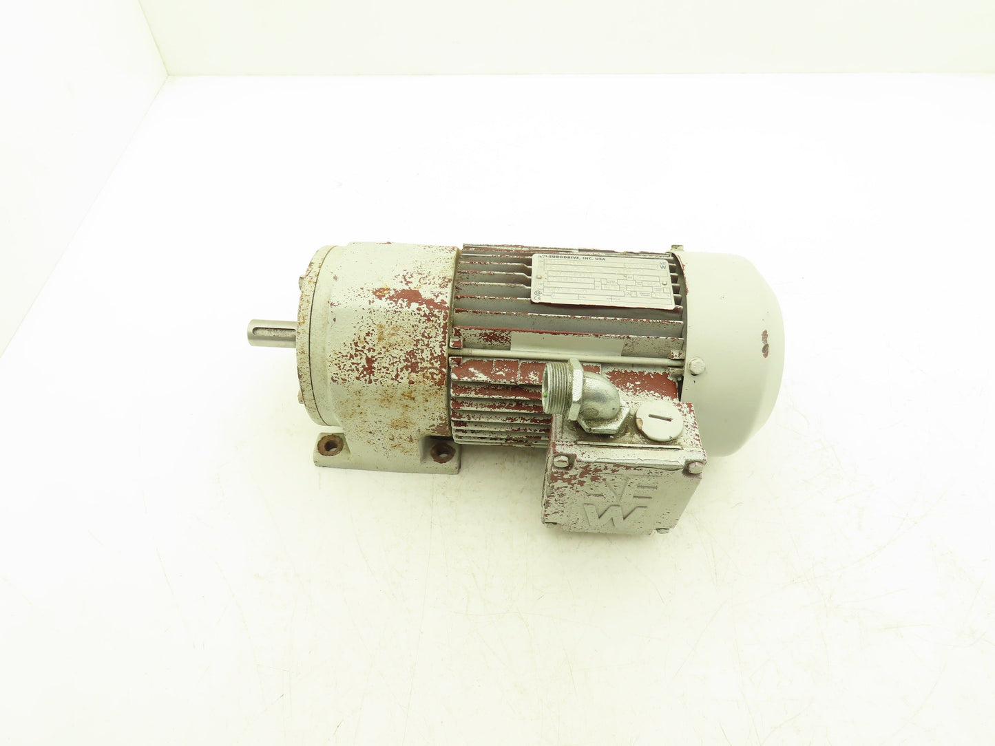 SEW Eurodrive R32DT80N4 Inline Gear Motor 4.5:1 Reducer 1Hp 230/460V 3Ph 374 RPM