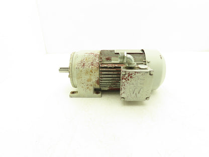 SEW Eurodrive R32DT80N4 Inline Gear Motor 4.5:1 Reducer 1Hp 230/460V 3Ph 374 RPM