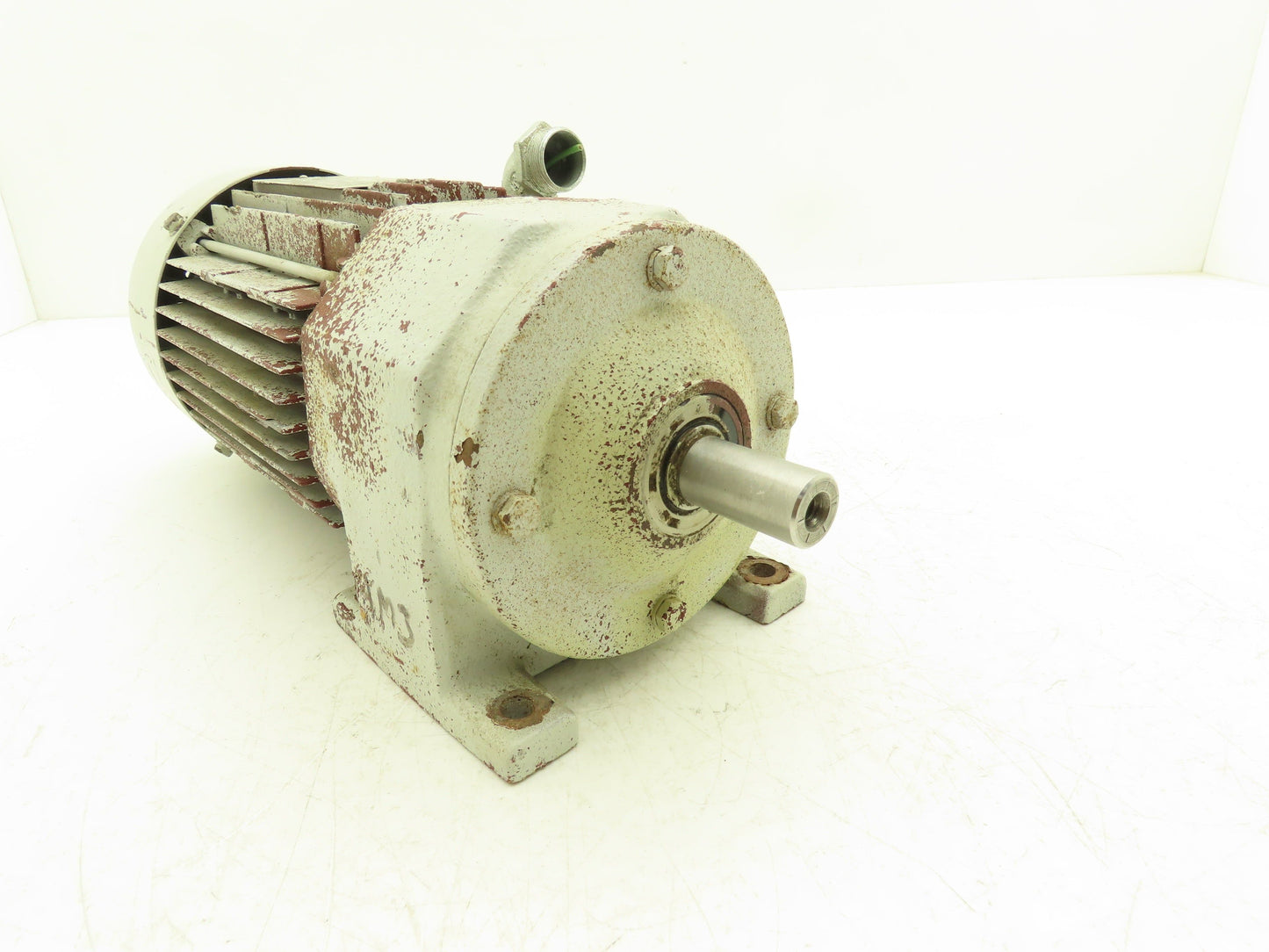 SEW Eurodrive R32DT80N4 Inline Gear Motor 4.5:1 Reducer 1Hp 230/460V 3Ph 374 RPM