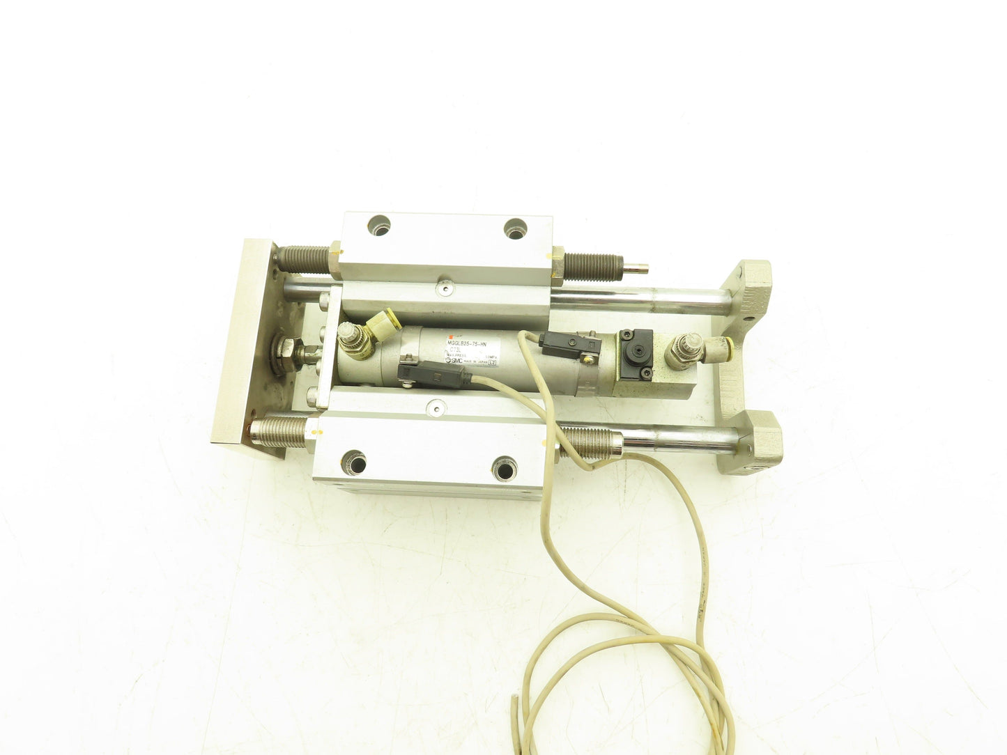 SMC MGGLB25-75-HN-C73L Pneumatic External Guided Cylinder 25mm Bore 75mm Stroke