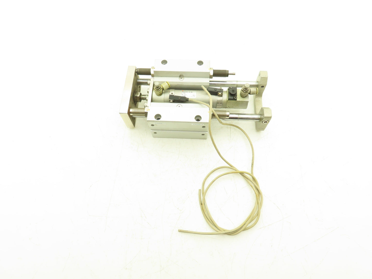 SMC MGGLB25-75-HN-C73L Pneumatic External Guided Cylinder 25mm Bore 75mm Stroke