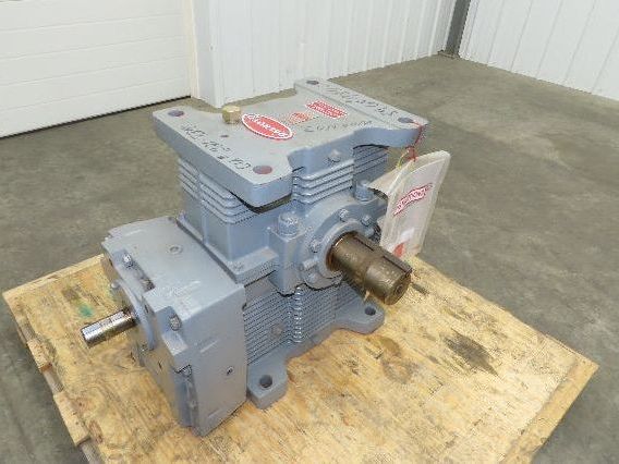 Delroyd HE80-S5 Helical Worm Gear Reducer 149:1 Ratio 9Hp 2-11 RPM 38300 In-Lb