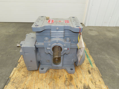 Delroyd HE80-S5 Helical Worm Gear Reducer 149:1 Ratio 9Hp 2-11 RPM 38300 In-Lb