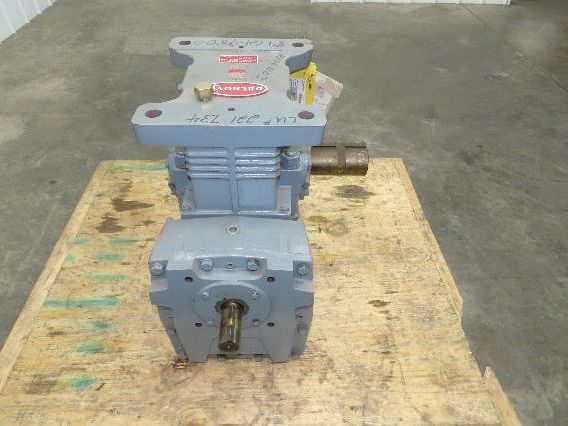 Delroyd HE80-S5 Helical Worm Gear Reducer 149:1 Ratio 9Hp 2-11 RPM 38300 In-Lb