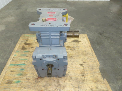 Delroyd HE80-S5 Helical Worm Gear Reducer 149:1 Ratio 9Hp 2-11 RPM 38300 In-Lb