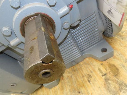 Delroyd HE80-S5 Helical Worm Gear Reducer 149:1 Ratio 9Hp 2-11 RPM 38300 In-Lb