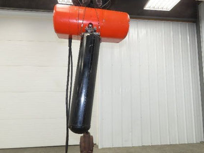 CM Lodestar R 2 Ton Electric Chain Hoist 13' Lift 8 FPM 230/460 3 PH Trolley