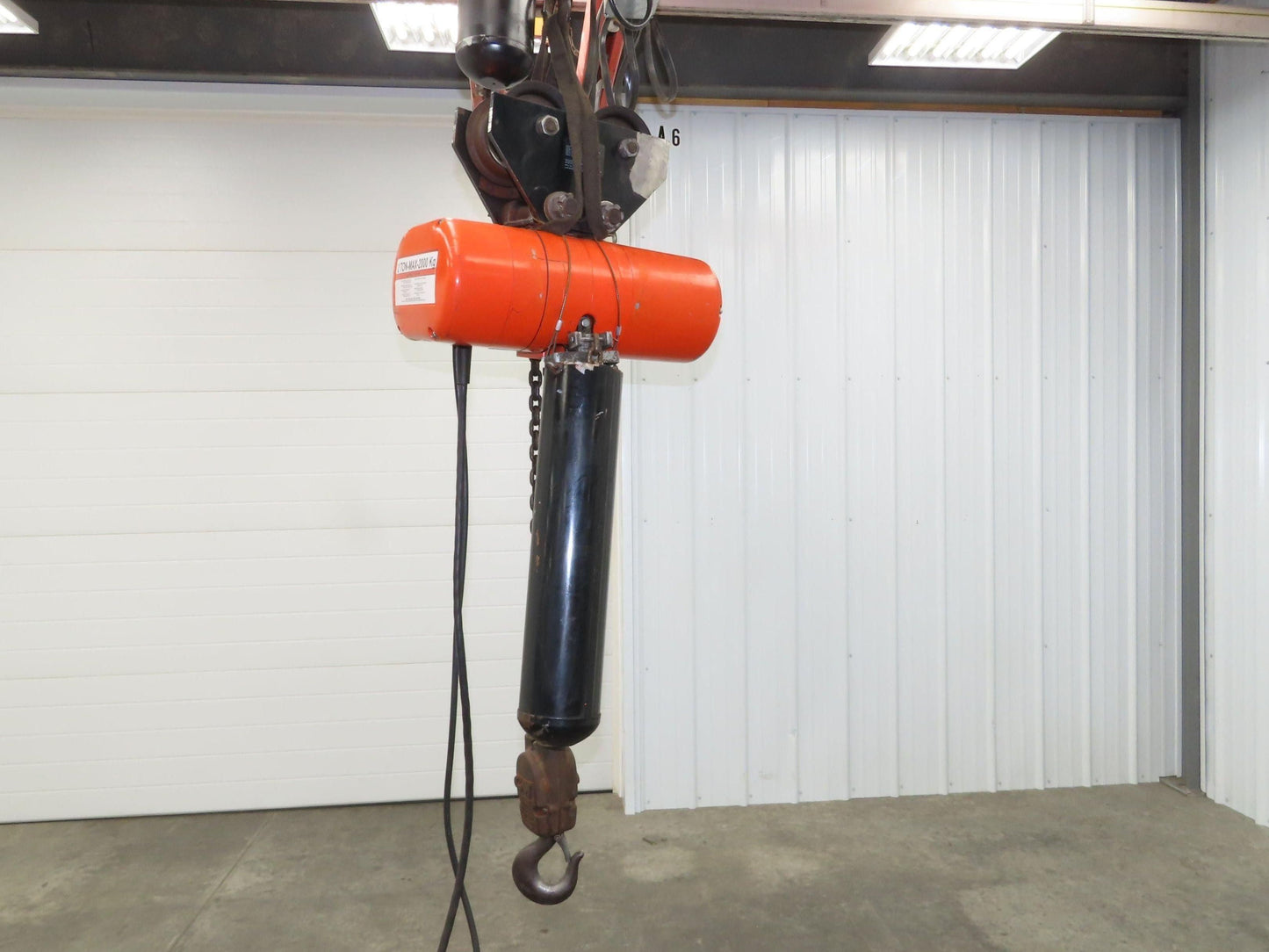 CM Lodestar R 2 Ton Electric Chain Hoist 13' Lift 8 FPM 230/460 3 PH Trolley
