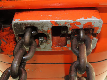 CM Lodestar R 2 Ton Electric Chain Hoist 13' Lift 8 FPM 230/460 3 PH Trolley