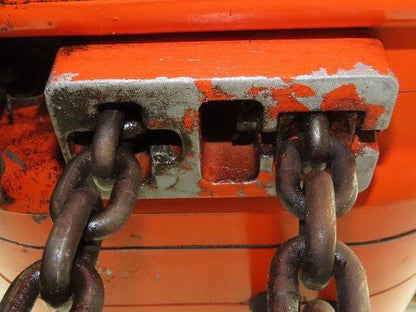 CM Lodestar R 2 Ton Electric Chain Hoist 13' Lift 8 FPM 230/460 3 PH Trolley