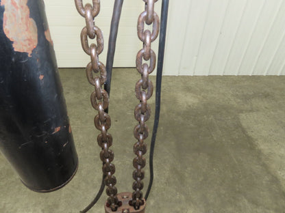 CM Lodestar R 2 Ton Electric Chain Hoist 13' Lift 8 FPM 230/460 3 PH Trolley