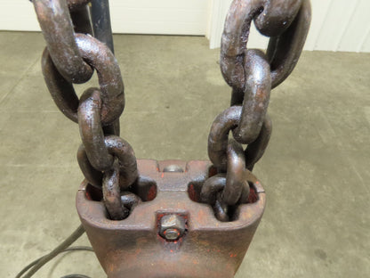 CM Lodestar R 2 Ton Electric Chain Hoist 13' Lift 8 FPM 230/460 3 PH Trolley