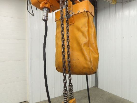 Harrington ES3B 127 1/2 Ton Electric Chain Hoist 10' Lift 16FPM 460V 3PH