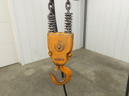 Harrington ES3B 127 1/2 Ton Electric Chain Hoist 10' Lift 16FPM 460V 3PH