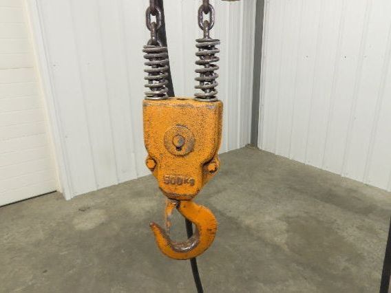 Harrington ES3B 127 1/2 Ton Electric Chain Hoist 10' Lift 16FPM 460V 3PH