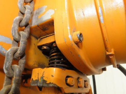 Harrington ES3B 127 1/2 Ton Electric Chain Hoist 10' Lift 16FPM 460V 3PH