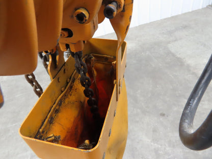 Harrington ES3B 127 1/2 Ton Electric Chain Hoist 10' Lift 16FPM 460V 3PH