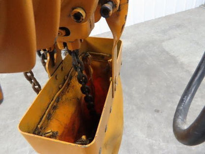 Harrington ES3B 127 1/2 Ton Electric Chain Hoist 10' Lift 16FPM 460V 3PH