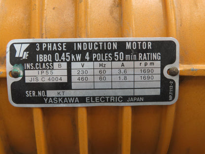 Harrington ES3B 127 1/2 Ton Electric Chain Hoist 10' Lift 16FPM 460V 3PH