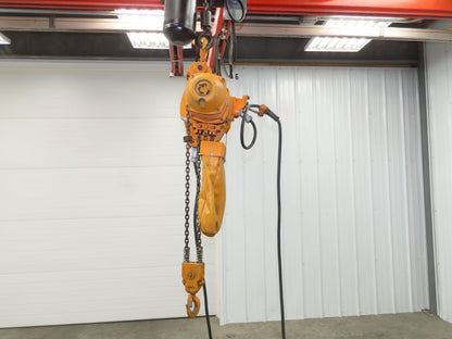 Harrington ES3B 127 1/2 Ton Electric Chain Hoist 10' Lift 16FPM 460V 3PH