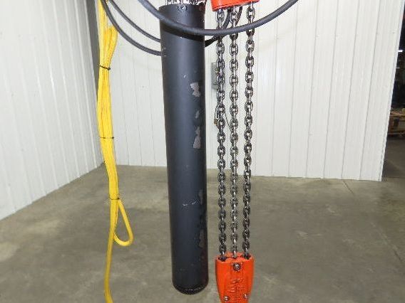 CM Lodestar RT2 3 Ton Electric Chain Hoist 13' Lift 2 Speed 635 Power Trolley