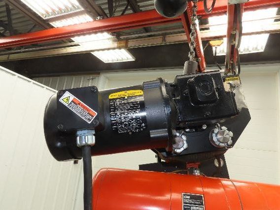 CM Lodestar RT2 3 Ton Electric Chain Hoist 13' Lift 2 Speed 635 Power Trolley