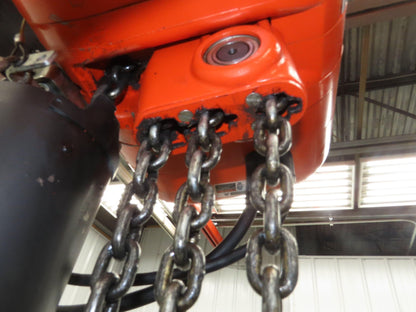 CM Lodestar RT2 3 Ton Electric Chain Hoist 13' Lift 2 Speed 635 Power Trolley