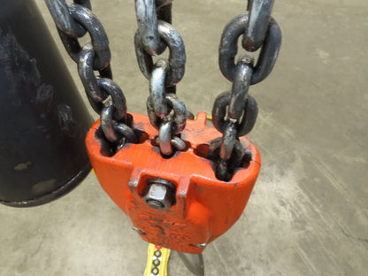 CM Lodestar RT2 3 Ton Electric Chain Hoist 13' Lift 2 Speed 635 Power Trolley