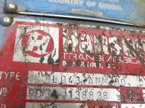 Hansen Transmission RLD43 ANN 90 Gear Reducer 88.5:1 Gearbox 53Hp 19.8 RPM