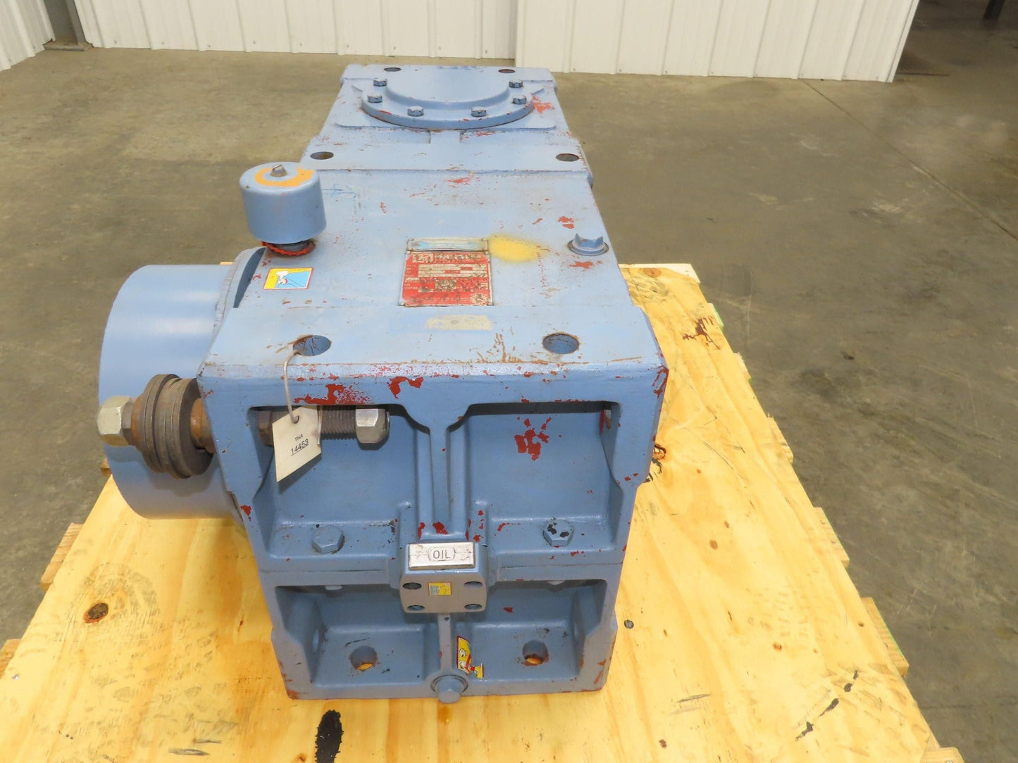 Hansen Transmission RLD43 ANN 90 Gear Reducer 88.5:1 Gearbox 53Hp 19.8 RPM