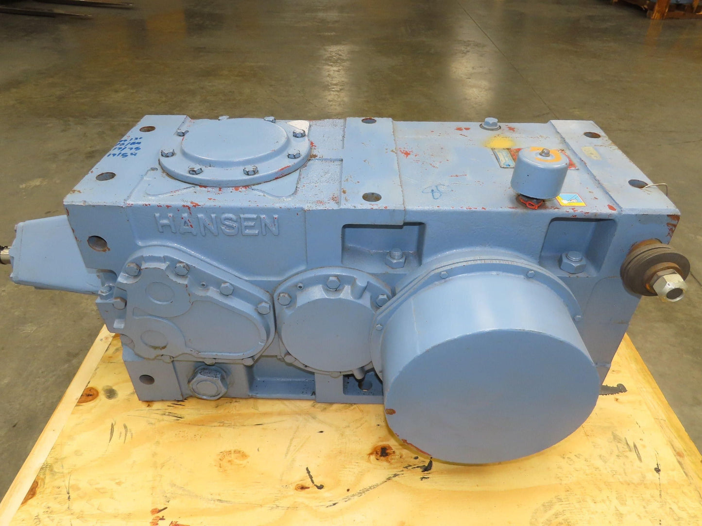 Hansen Transmission RLD43 ANN 90 Gear Reducer 88.5:1 Gearbox 53Hp 19.8 RPM