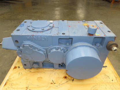 Hansen Transmission RLD43 ANN 90 Gear Reducer 88.5:1 Gearbox 53Hp 19.8 RPM