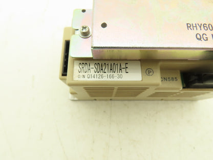 Yaskawa SRDA-SDA21A01A-E Servo Amplifier Ver 0100 DX100 DX200 9.6A Cont 21A Max