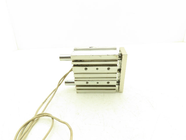 SMC Pneumatic Slide Bearing Guided Air Cylinder 25mm Bore 50mm Stroke