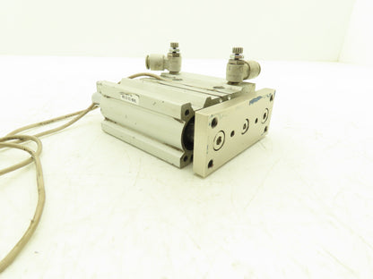 SMC Pneumatic Slide Bearing Guided Air Cylinder 25mm Bore 50mm Stroke