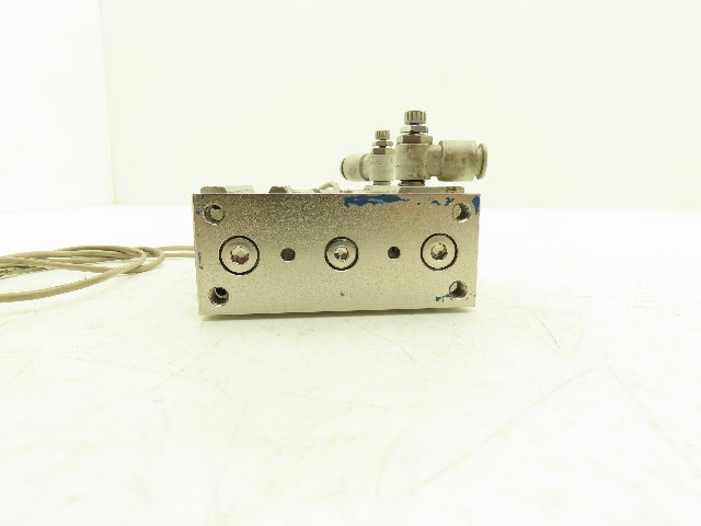 SMC Pneumatic Slide Bearing Guided Air Cylinder 25mm Bore 50mm Stroke