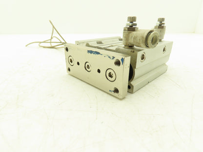 SMC Pneumatic Slide Bearing Guided Air Cylinder 25mm Bore 50mm Stroke