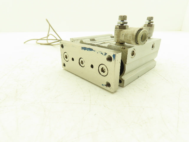 SMC Pneumatic Slide Bearing Guided Air Cylinder 25mm Bore 50mm Stroke