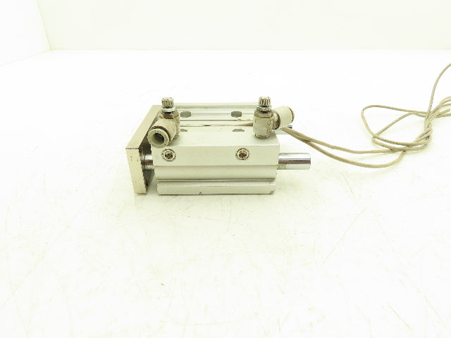 SMC Pneumatic Slide Bearing Guided Air Cylinder 25mm Bore 50mm Stroke