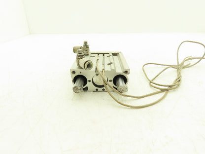 SMC Pneumatic Slide Bearing Guided Air Cylinder 25mm Bore 50mm Stroke