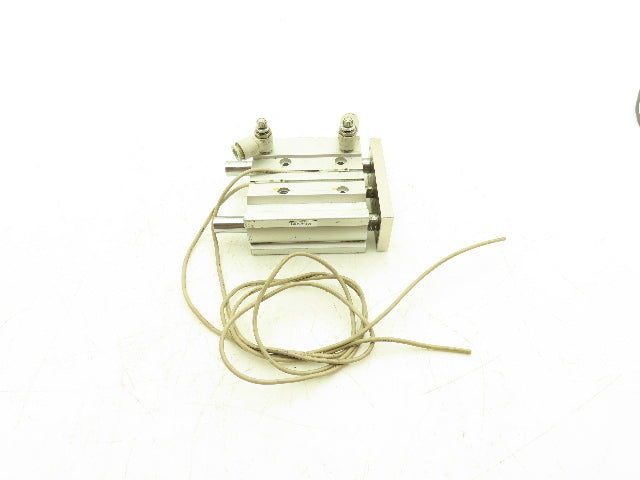 SMC Pneumatic Slide Bearing Guided Air Cylinder 25mm Bore 50mm Stroke