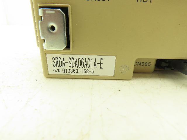 Yaskawa SRDA-SDA06A01A-E Servo Amplifier Ver 0100 DX100 DX200 2A Cont 6.5A Max