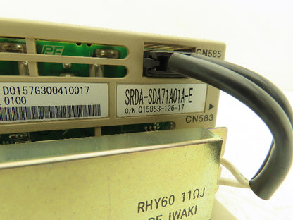 Yaskawa SRDA-SDA71A01A-E Servo Amplifier Ver 0100 DX100 DX200 27.8A Cont 71A Max
