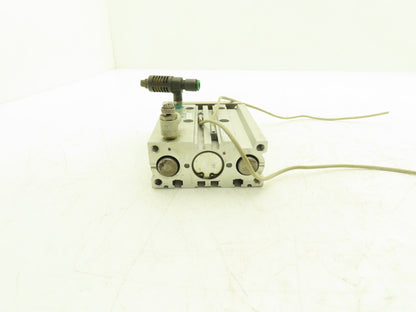 SMC Pneumatic Slide Bearing Guided Air Cylinder 25mm Bore 50mm Stroke