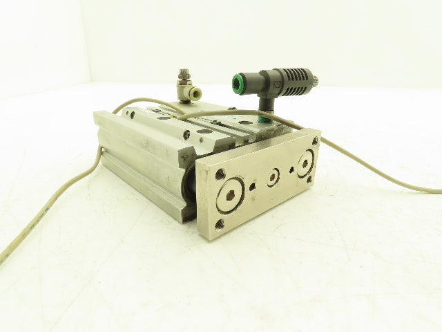 SMC Pneumatic Slide Bearing Guided Air Cylinder 25mm Bore 50mm Stroke