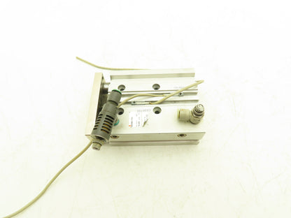 SMC Pneumatic Slide Bearing Guided Air Cylinder 25mm Bore 50mm Stroke